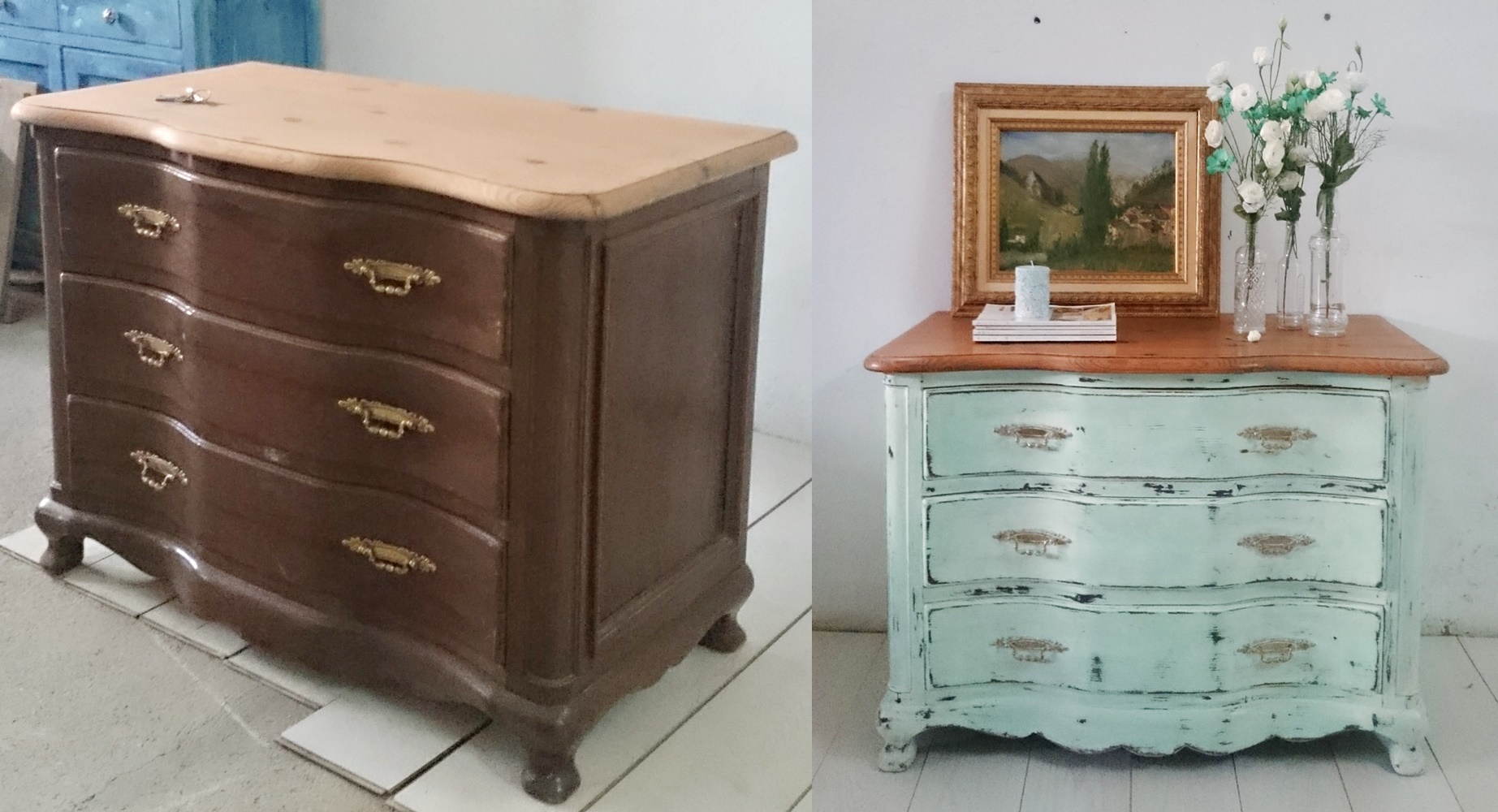 Muebles vintage 20 antes y después para sorprenderte